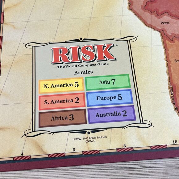 VTG Risk Board Game 1993 by Parker Brothers World Conquest Game - 98% Complete - Picture 8 of 16
